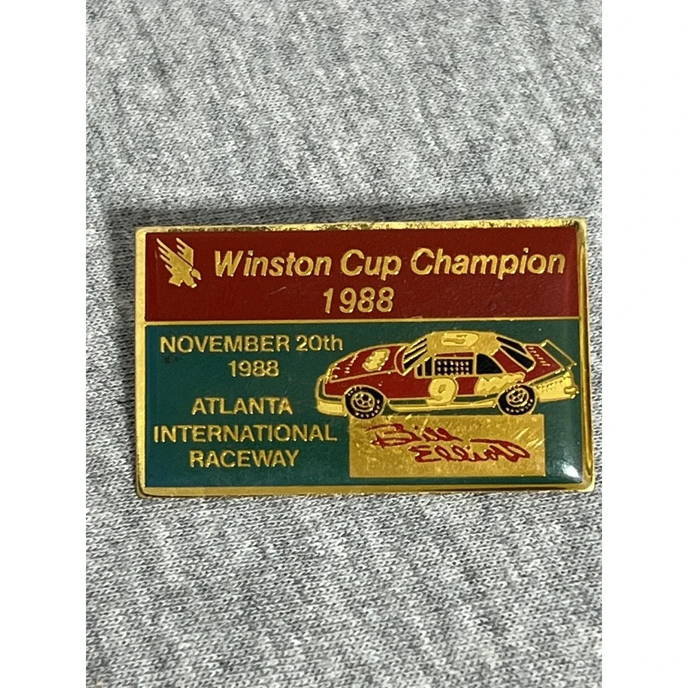 Vintage‎ NASCAR Pins Lot Winston Cup 1988 Bill Elliott Atlanta 50th Anniversary
